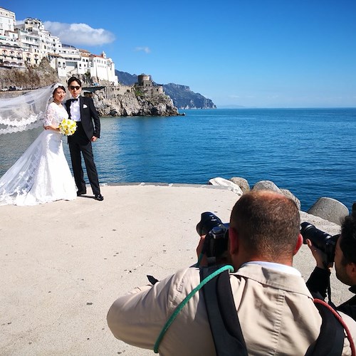 Matrimonio ad Amalfi per una giovane coppia giapponese