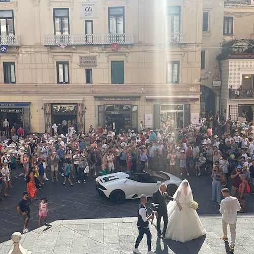 Matrimonio da favola ad Amalfi per Edgar e Suela