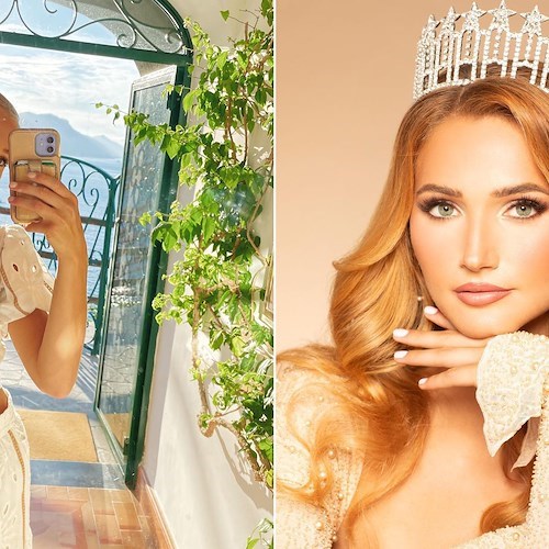 Miss Delaware, Grace Lange si rilassa al San Pietro di Positano prima della finalissima di ottobre 