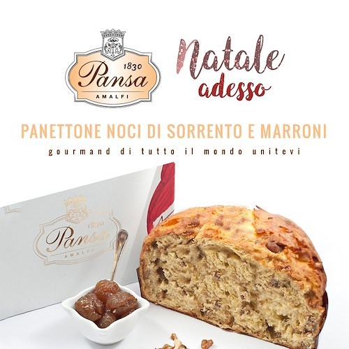 "Natale adesso", ad Amalfi la Pasticceria Pansa anticipa gli ordini online per i propri panettoni artigianali