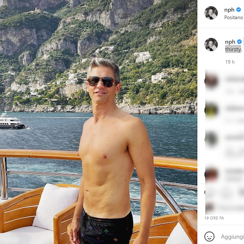 Neil Patrick Harris torna in Costa d’Amalfi, per l’attore di "How I Met Your Mother" pranzo a Nerano