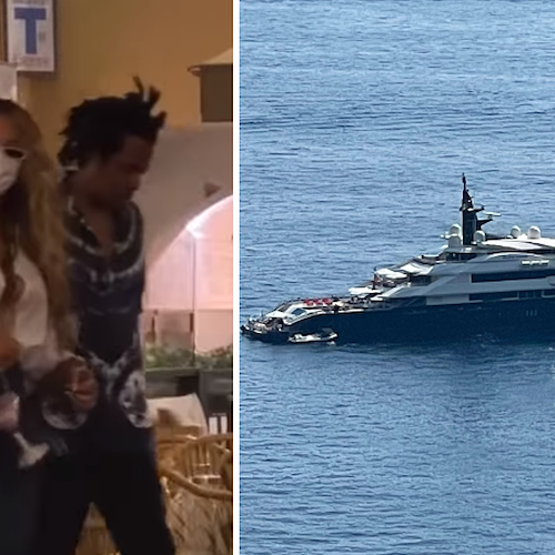 Per Beyoncé e Jay-Z vacanza tra Capri e Positano, la coppia è a bordo dello yacht 'Alfa Nero'