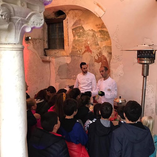 Per gli alunni di Amalfi, Furore e Conca un laboratorio di pasticceria al Grand Hotel Convento