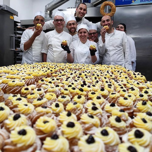 Per onorare il papà non può mancare una Zeppola di San Giuseppe: la ricetta della Pasticceria Pansa di Amalfi