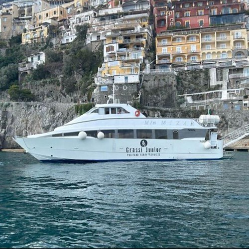 Positano, nuove linee marittime "annuali" con due motonavi firmate Grassi Junior /Foto