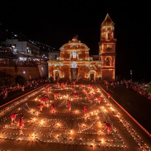 Praiano, tutto pronto per l'edizione 2022 della Luminaria di San Domenico