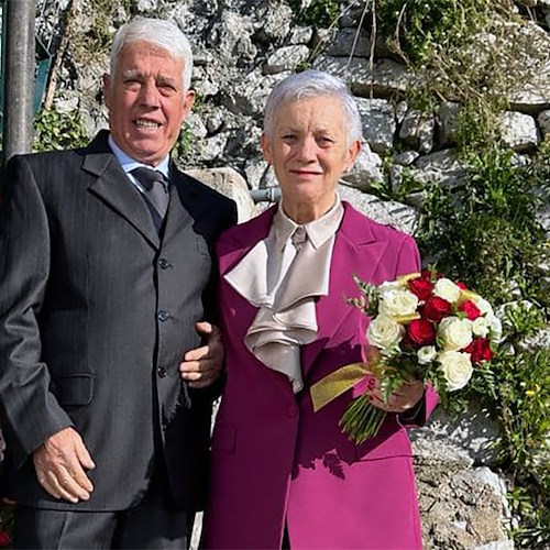 Ravello, Nicola Mansi e Anna Maria Ruocco festeggiano le nozze d'oro