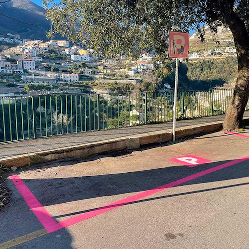 Ravello, parcheggi rosa riservati alle donne in gravidanza e alle neo mamme