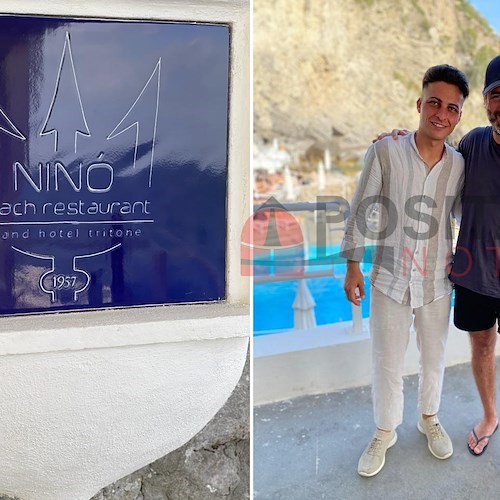 Relax a Praiano per Mehdi Bayat, presidente della Federcalcio belga