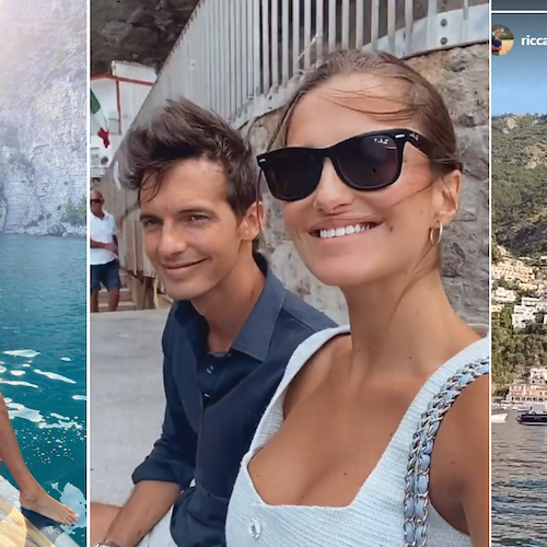 Relax al largo di Positano per Riccardo Pozzoli, imprenditore di successo ed ex fidanzato Chiara Ferragni 