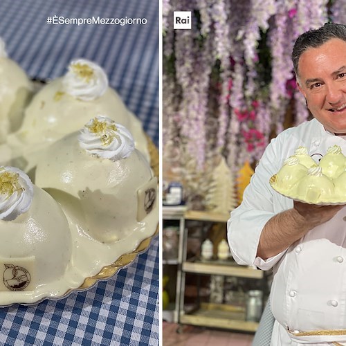 Sal De Riso prepara la sua famosa "Delizia al Limone" a "E' sempre mezzogiorno Rai"