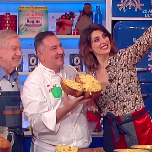 Standing ovation per il Panettone Milanese di Sal De Riso a "La Prova del Cuoco" /RICETTA