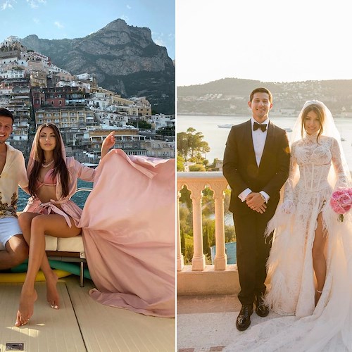 Tornano virali le foto dell'estate positanese di Marinela Bezer e Vlad Gatcan, oggi sposi