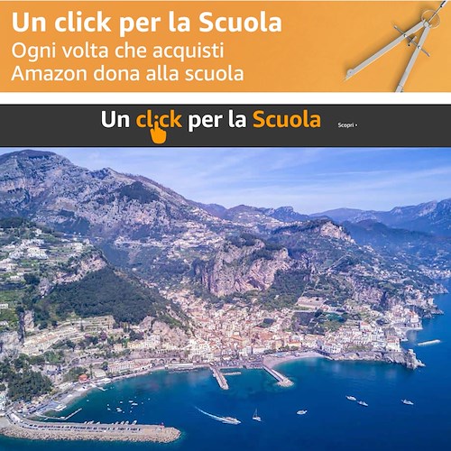“Un click per la Scuola”: le scuole della Costa d'Amalfi partecipano all'iniziativa Amazon 