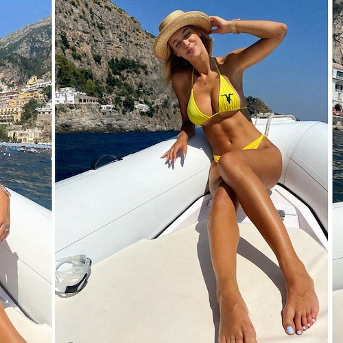 Veronika Rajek la top model con l'Italia e Positano nel cuore