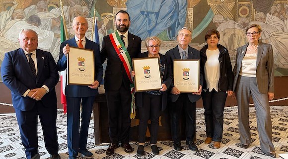 Tre nuove cittadinanze onorarie per i 50 anni del Centro di Cultura e Storia Amalfitana