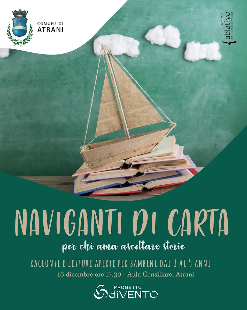 Amalfi News - “Naviganti di carta”, sabato ad Atrani il secondo  appuntamento con i laboratori per bambini